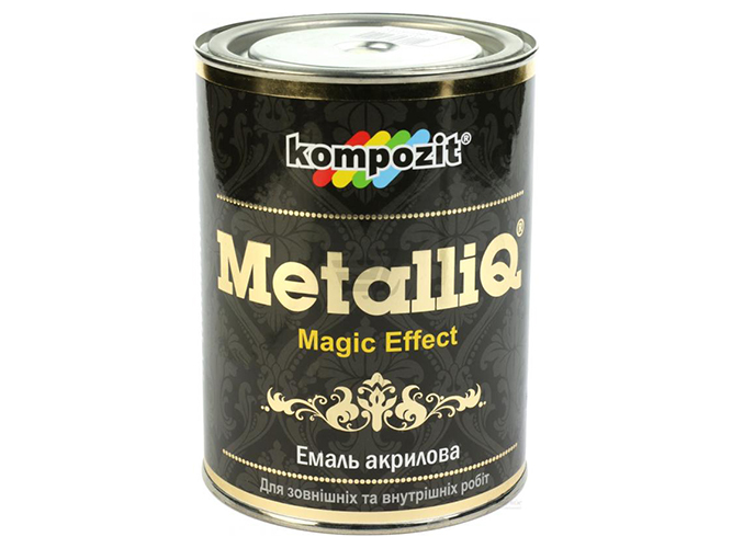Эмаль акриловая MetalliQ "Бронза" 0,9л