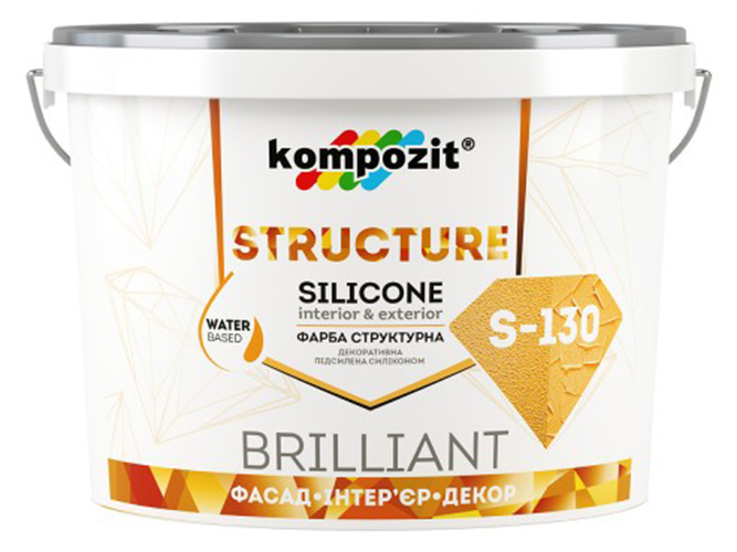 Краска структурная Kompozit Structure S130 14кг (Композит Структура С130)