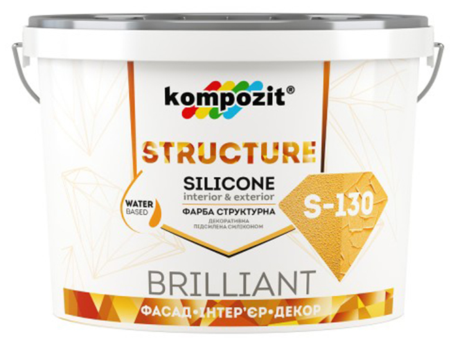 Краска структурная Kompozit Structure S130 4кг (Композит Структура С130)