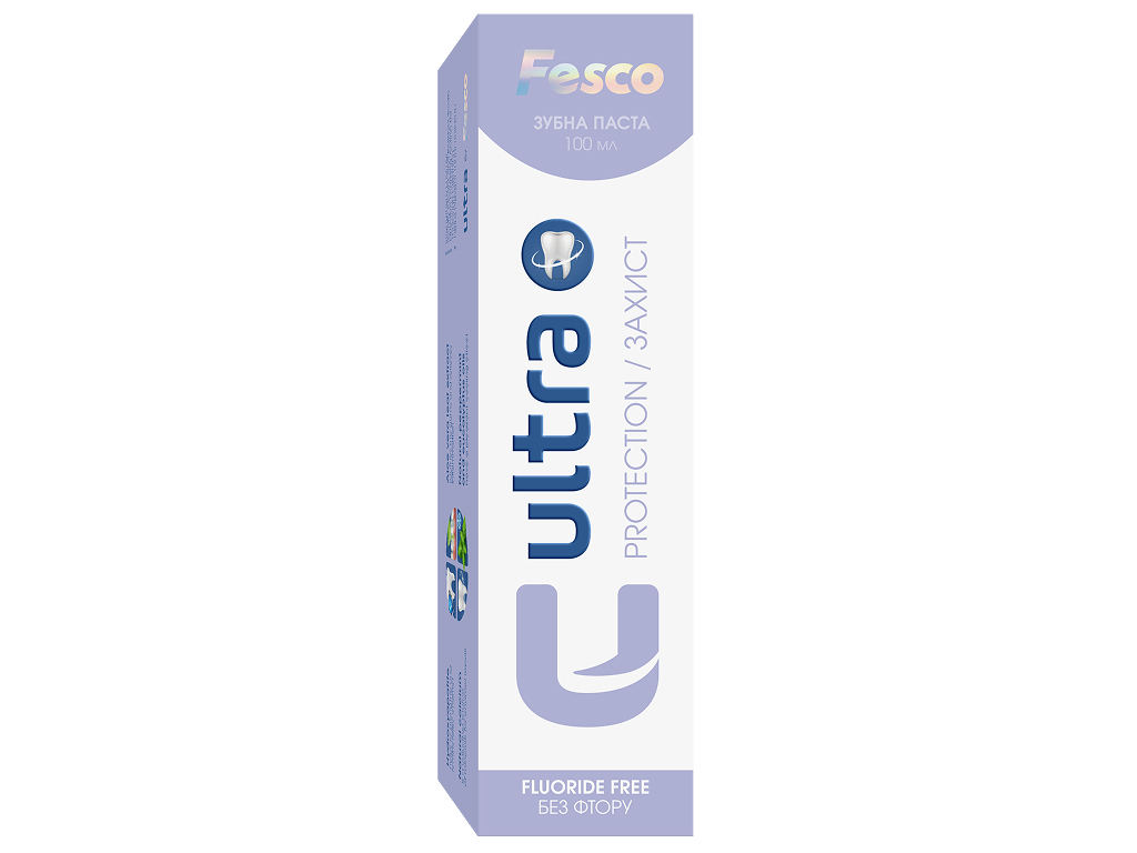 Зубная паста Fesco Ultra Complete Protection без фтора 100 мл.