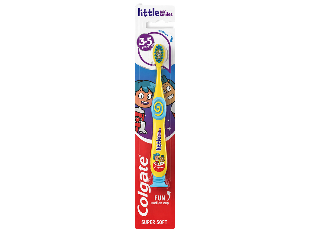 Детская зубная щётка Colgate Kids’ Smiles, супермягкая, 3-5 лет