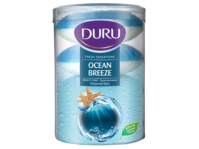 Мыло Duru Fresh Sensations, океанский бриз, 100 г (цена за 4 шт)