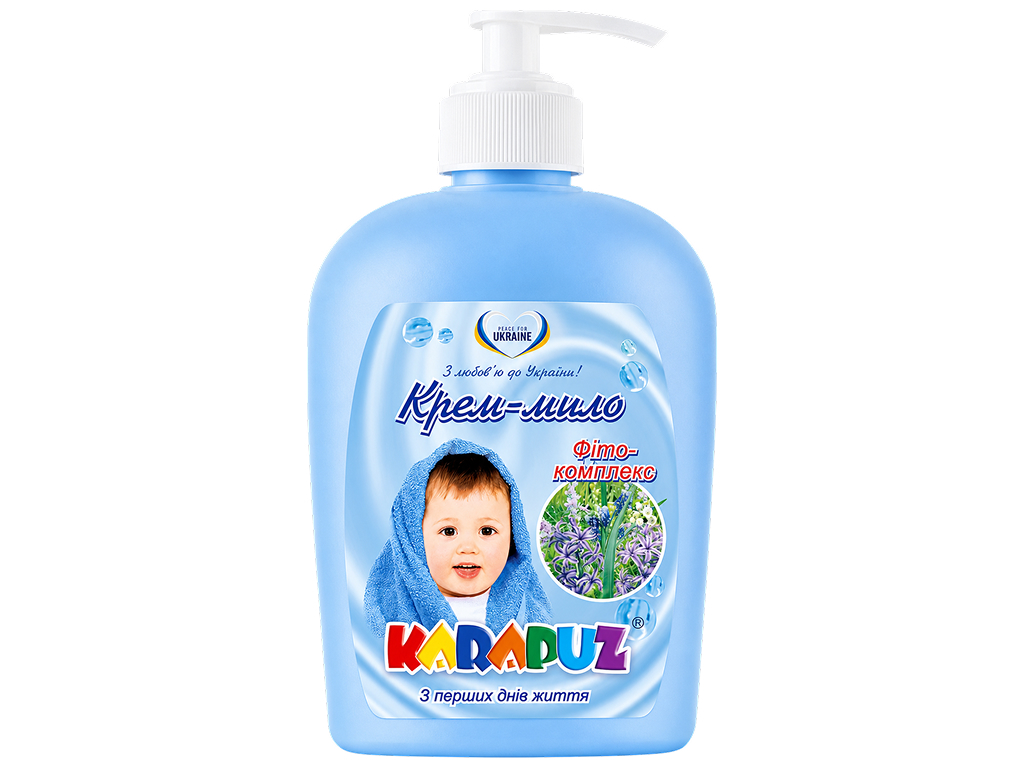 Крем-мило детское, Карапуз Фітокомплекс, з дозатором, 400 м