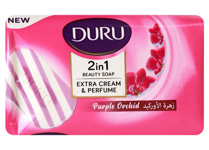 Мыло Duru 2 в 1, фиолетовая орхидея, 100 г