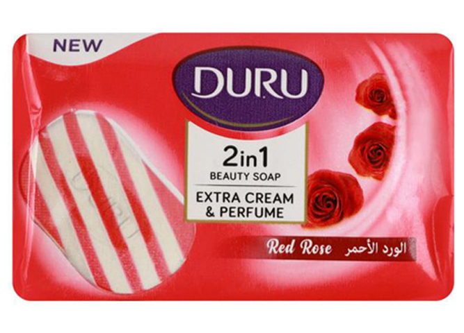 Мыло Duru 2 в 1, красная роза, 100 г