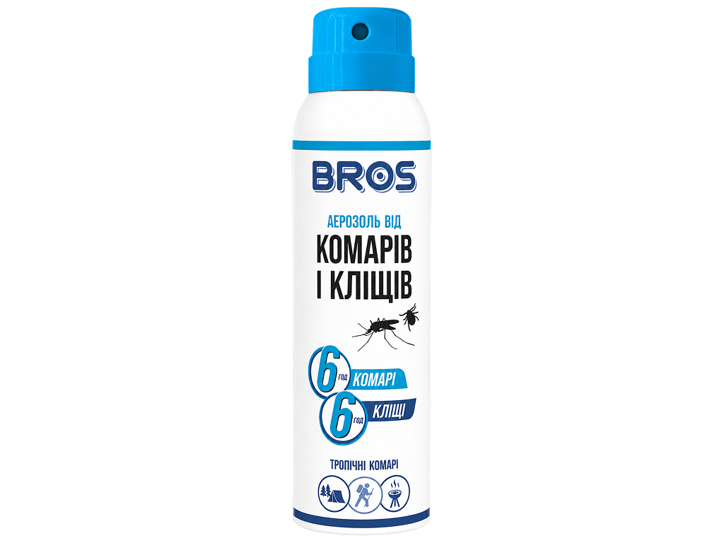 Аерозоль Bros від комарів та кліщів, 90мл