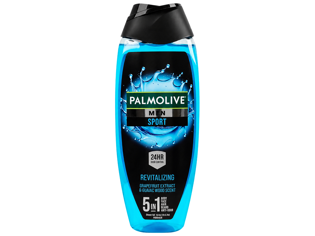 Гель для душу Palmolive Men Sport 5 в 1, грейпфрут і гваякове дерево, 500 мл