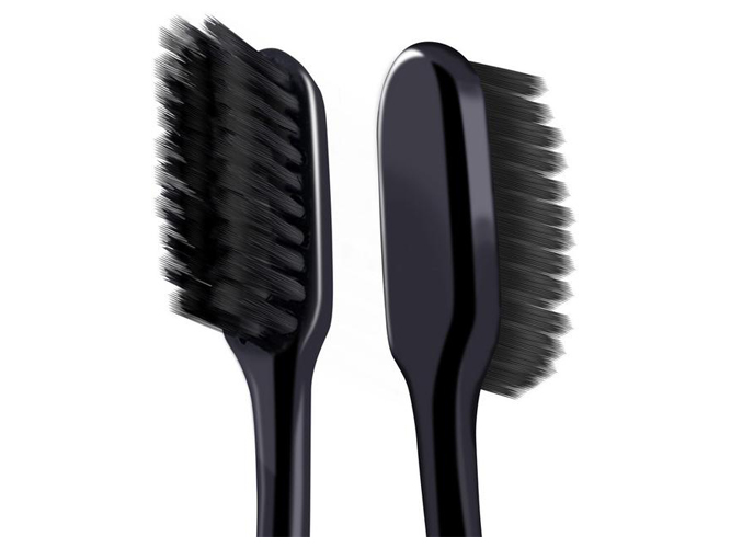 Зубная щётка Colgate Slim Soft Charcoal, мягкая, шёлковые нити, с углём (цена за 1шт)