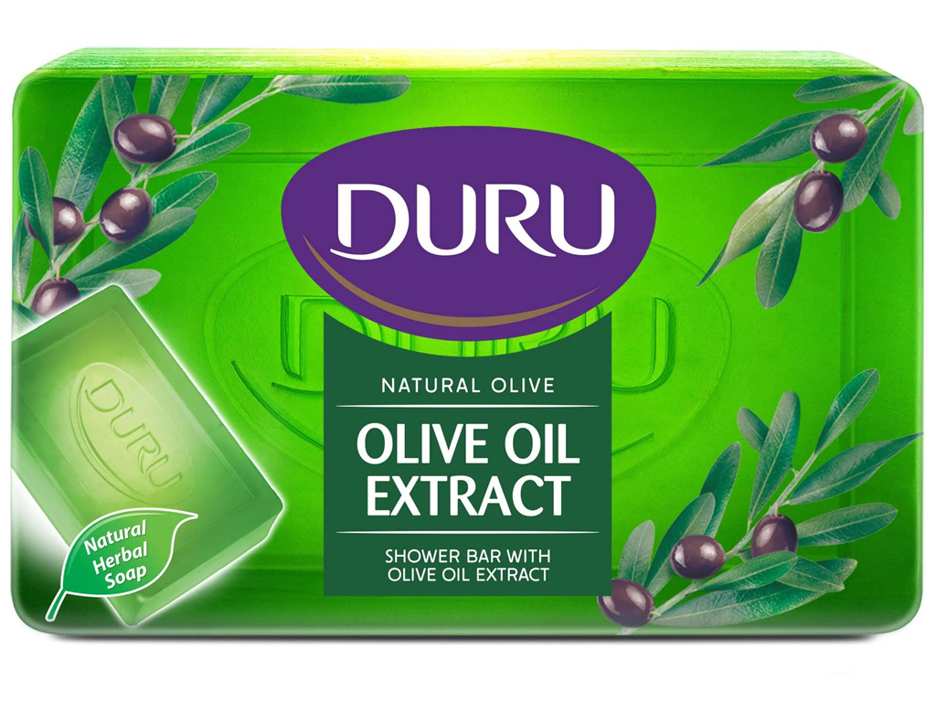 Туалетное мыло Duru Natural, оливковое масло и листья оливы, 150г