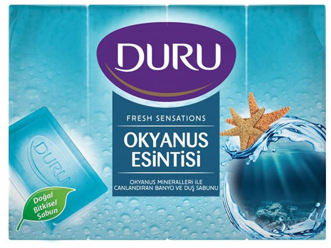Мыло Duru Fresh Sensations, океанский бриз, 600 г (цена за 4 шт)