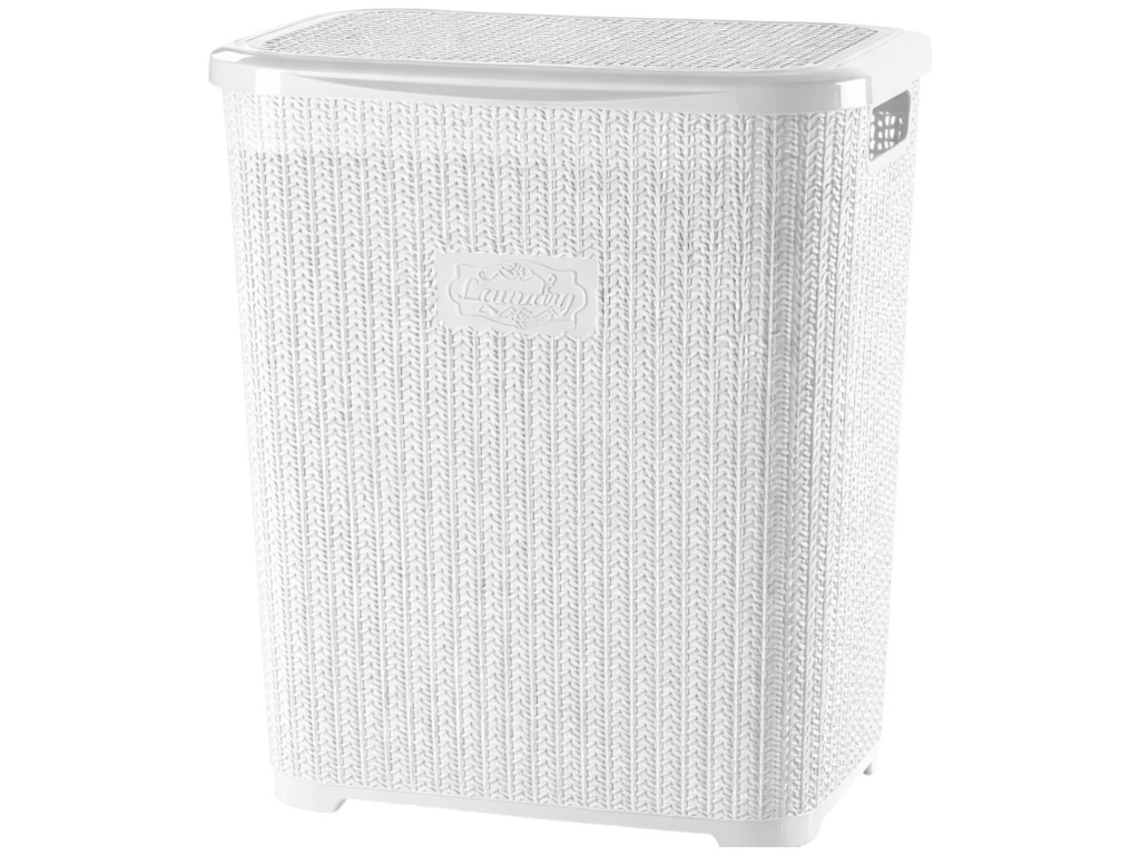 Кошик для білизни Violet House Виолетта White, 45л, 8690066088603