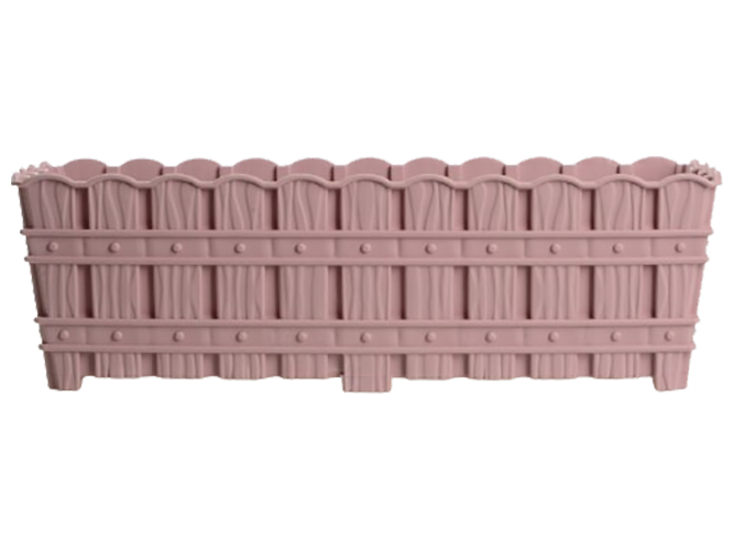 Горщик для квітів Violet House 1062 Bamboo Pink з дренажем, 65см, 8690070513085
