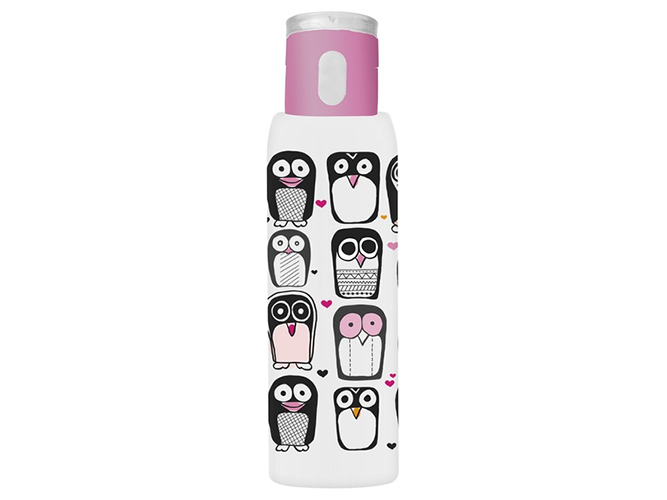 Бутылка для воды Herevin Hanger-Heart Penguin, 500мл, для спорта, 8699038098237