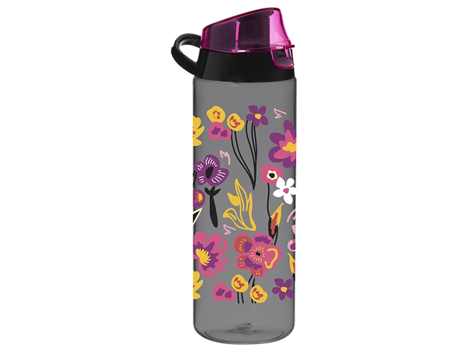 Бутылка для воды Herevin Pc-Colours Flowers, 750мл, для спорта, 8699038092419
