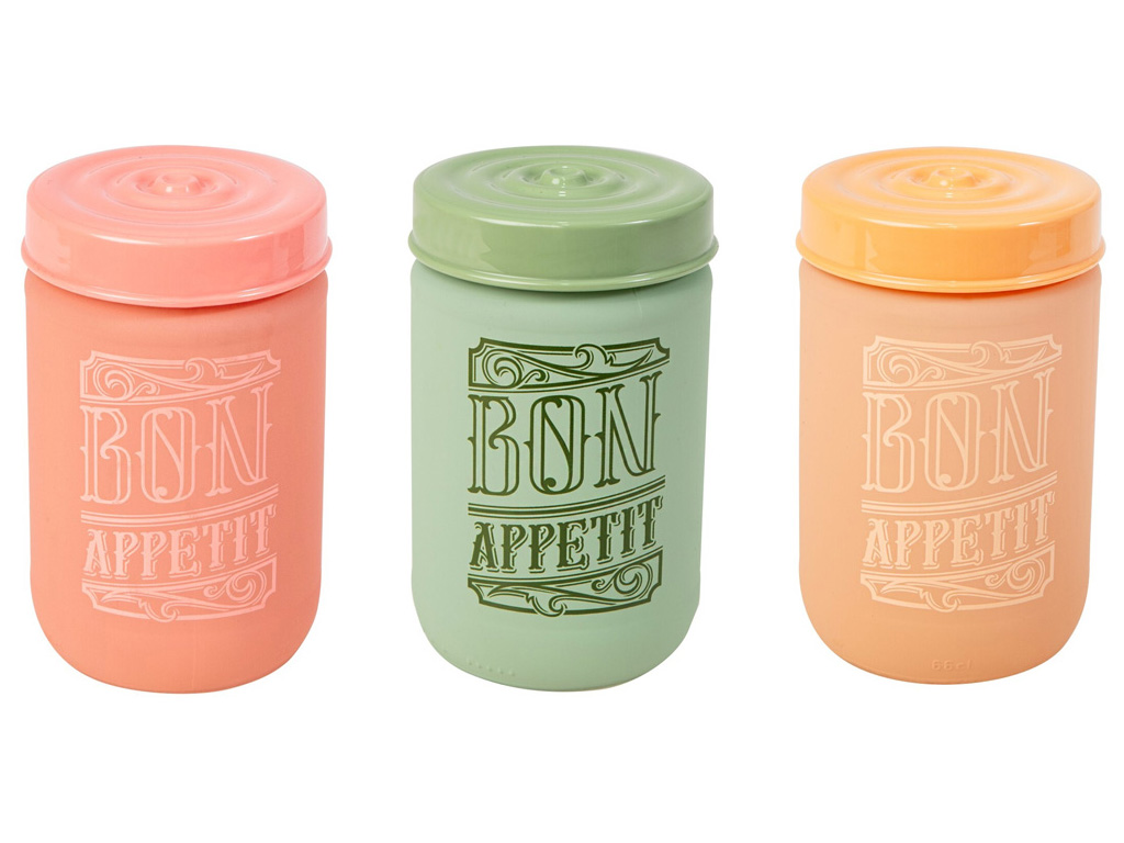 Банка Нerevin soft colours mix bon appetit, 660мл (цена за 1шт) 8690069650654