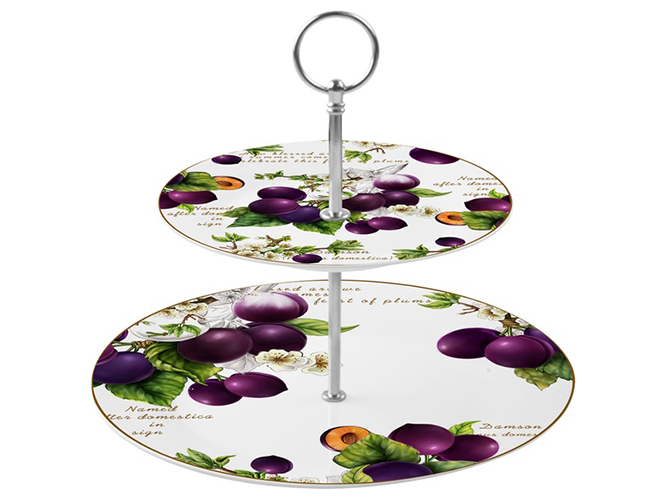 Блюдо Limited Edition Prunus, 2 яруса, 19см, 26см, 6900069398053