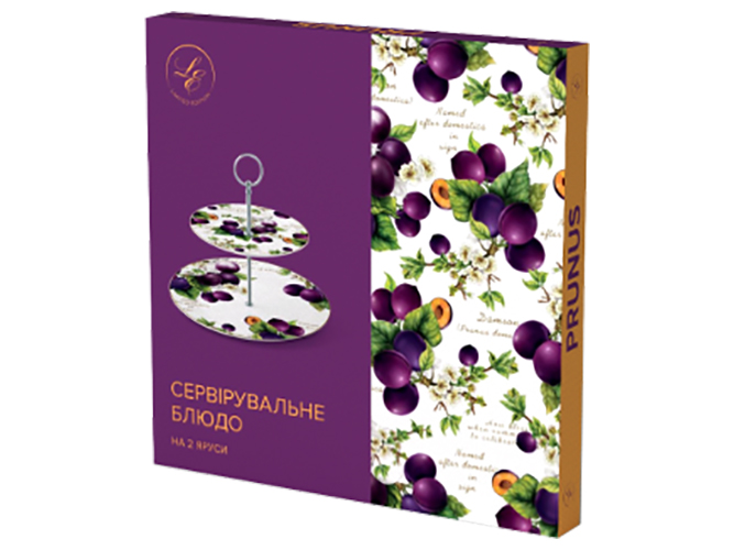 Блюдо Limited Edition Prunus, 2 яруса, 19см, 26см, 6900069398053