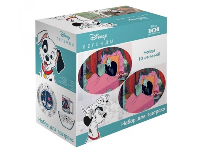 Набор посуды детской ОСЗ Disney 101 Далматинец (цена за набор 3 предмета) 44016