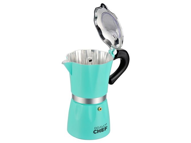 Гейзерная кофеварка Bravo Chef, на 3 кофейные чашки, 6900068152717