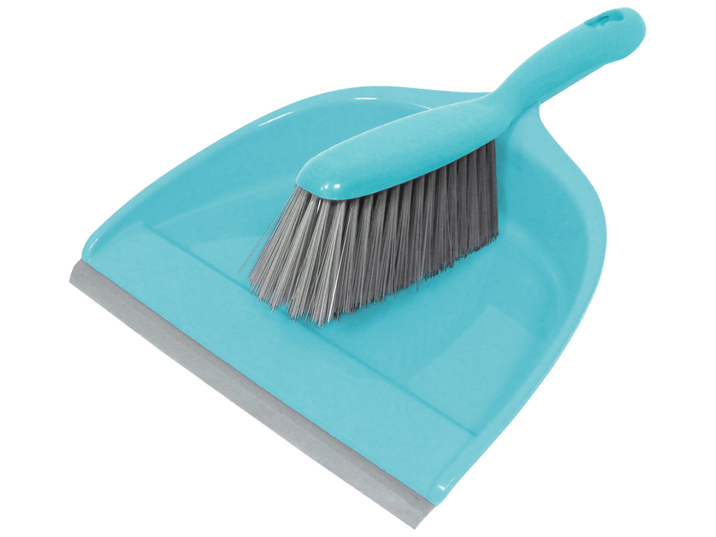 Совок з щіткою Idea Home Blue, 23х33см, 6900070439493