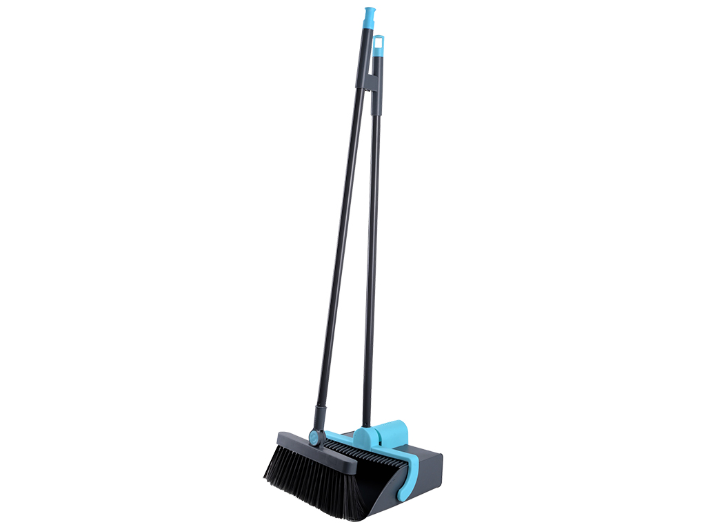 Совок з щіткою Idea Home Blue, 90см, 6900070387336