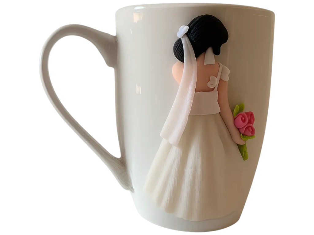 Чашка Limited Edition Dream Bride, фарфор, 340мл, цвет белый