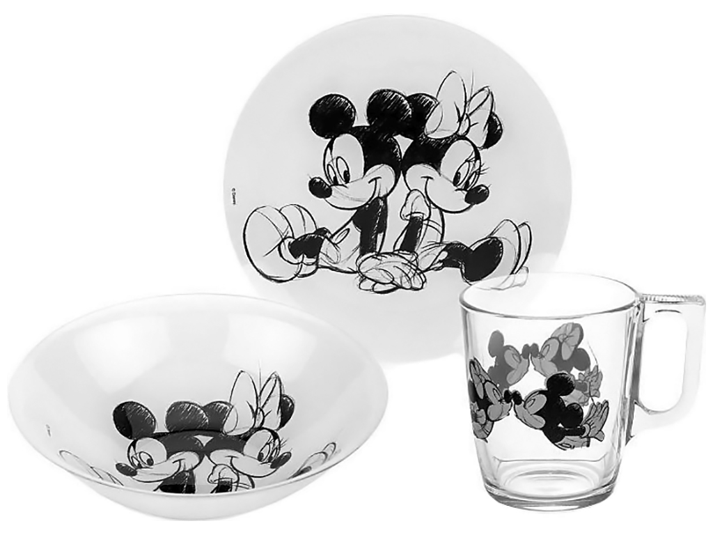 Набір дитячого посуду Luminarc Disney Fun Story (ціна за набір 3 предметів) 53731
