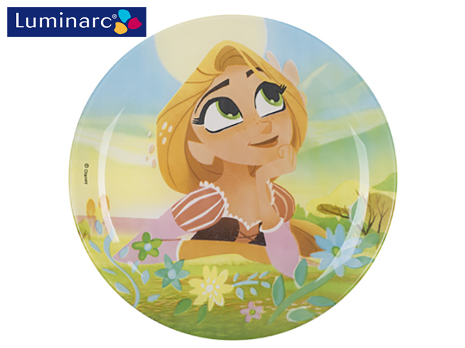 Набір посуду дитячого скл. Luminarc "Disney Princess Royal" 3 пр. (тарілка, салатник, чашка) 02535