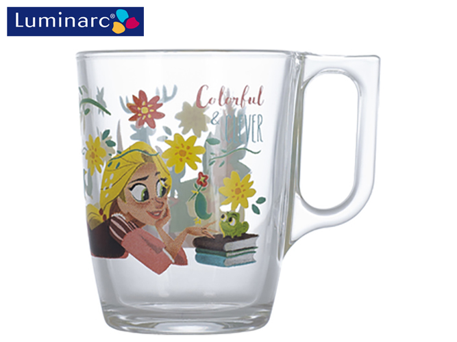 Набір посуду дитячого скл. Luminarc "Disney Princess Royal" 3 пр. (тарілка, салатник, чашка) 02535