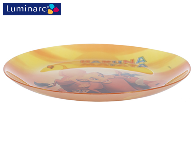 Набор посуды детской стеклянной Luminarc "Disney Lion King" 3 пред. (тарелка, салатник, чашка) 03297
