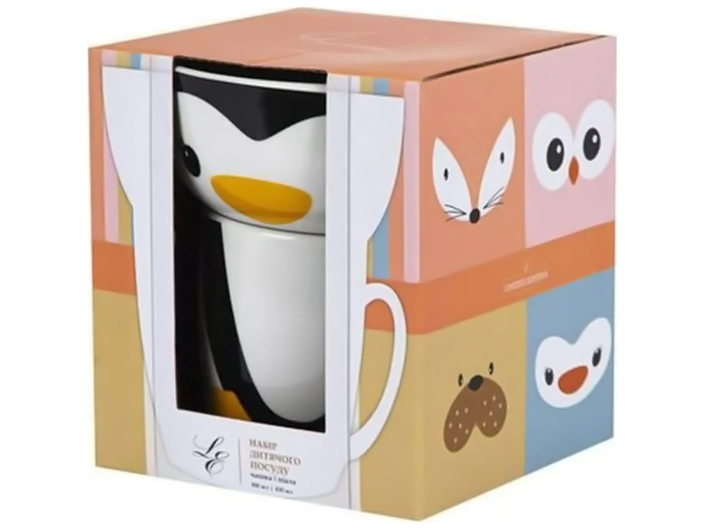Набор посуды детской Limited Edition Happy Penguin (цена за упаковку 2 предмета) 45593