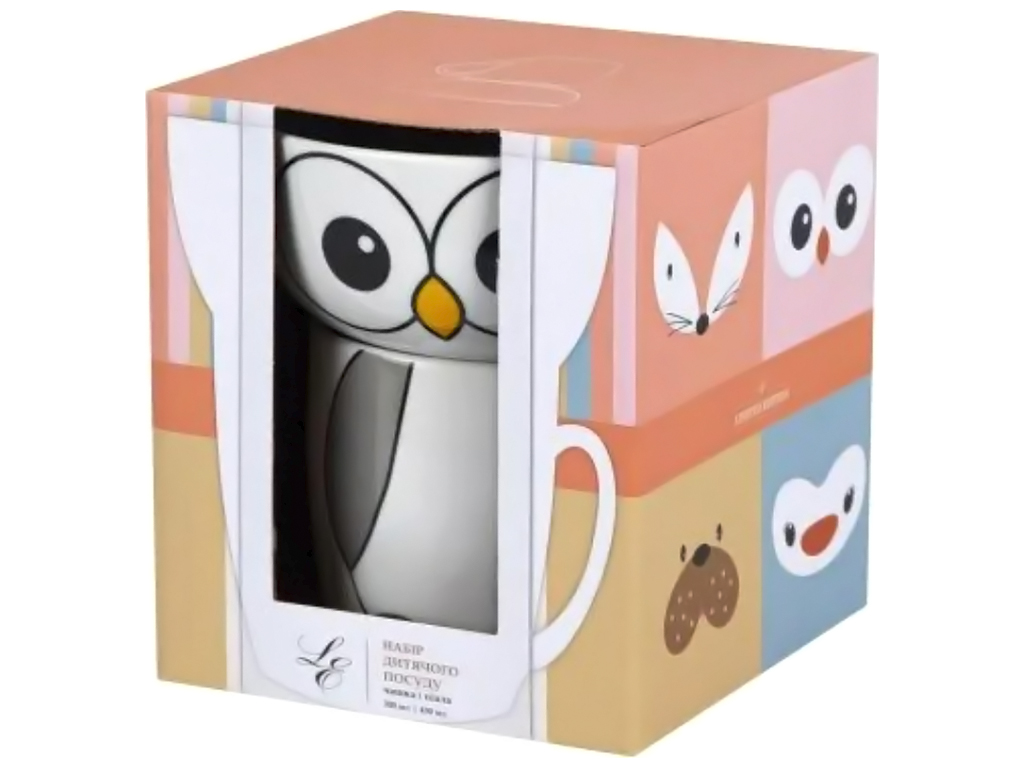 Набор посуды детской Limited Edition Happy Owl (цена за упаковку 2 предмета) 45609