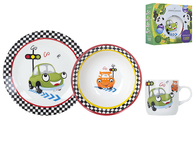 Дитячий набір Limited Edition Funny Car (ціна за набір 3шт) 6910063071142