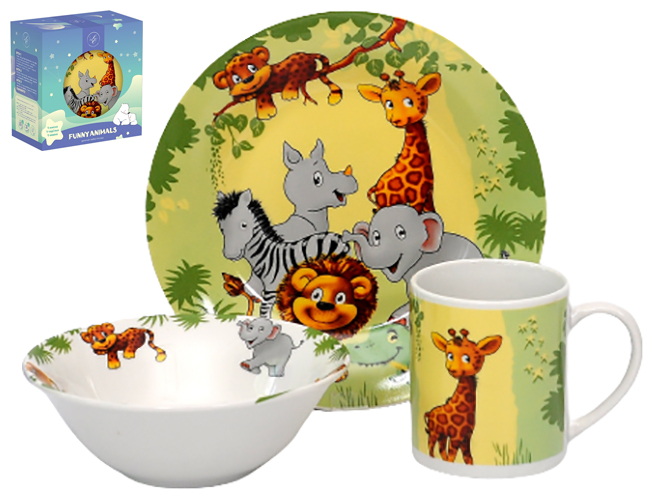 Набор посуды детской Limited Edition Jungle (цена за набор 3шт) 6900068699373