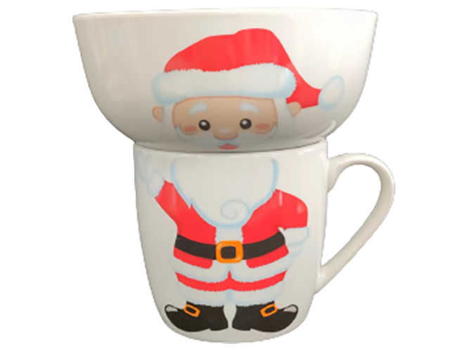 Набор посуды детской Limited Edition Santa (цена за упаковку 2 предмета) 6900068766273