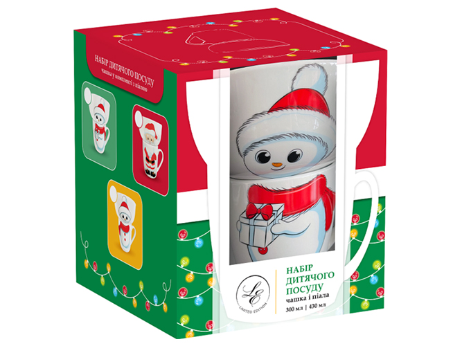 Набор посуды детской Limited Edition Ny Gift, (цена за упаковку 2 предмета) 6900068766426