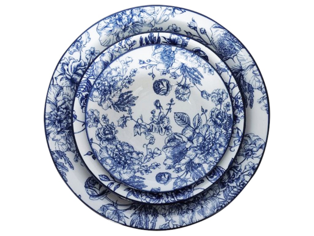 Салатник Limited Edition BLOSSOM BLUE, фарфоровый, 15 см 6900070783169