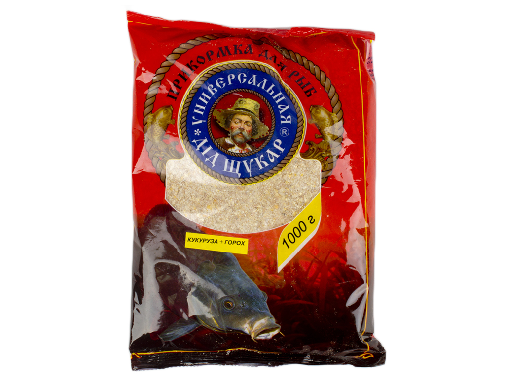 Прикормка суха універсальна "Дід Щукар" кукурудза + горох 1кг