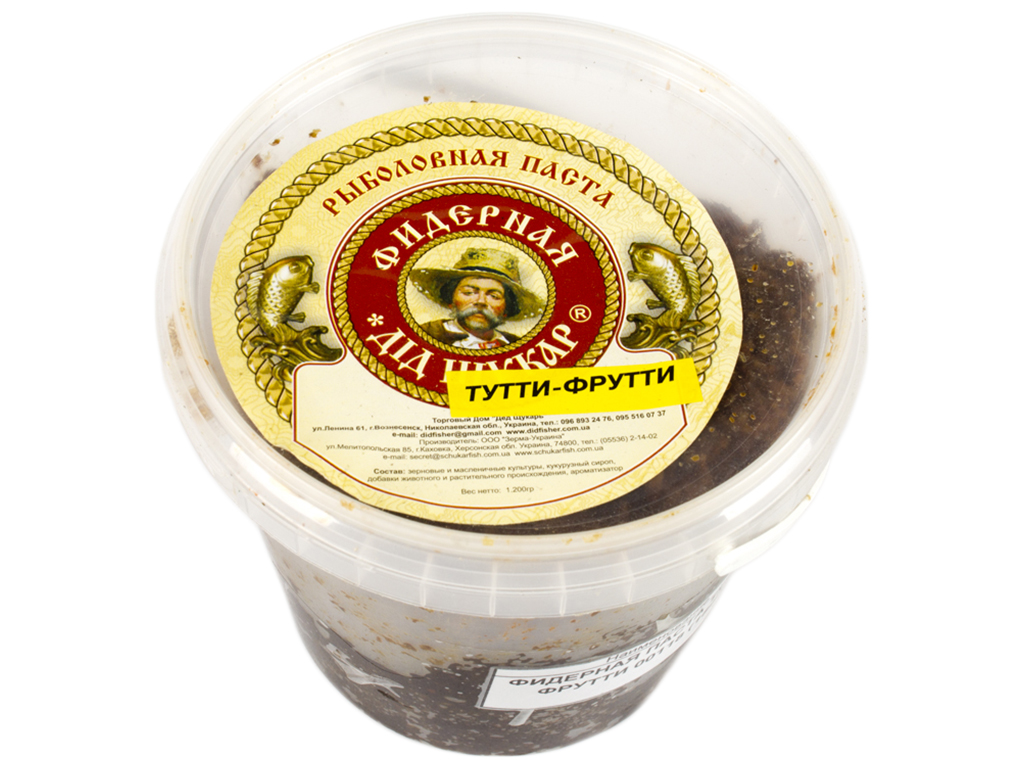 Фідерна паста "Дід Щукар" тутті-фрутті 1,2кг