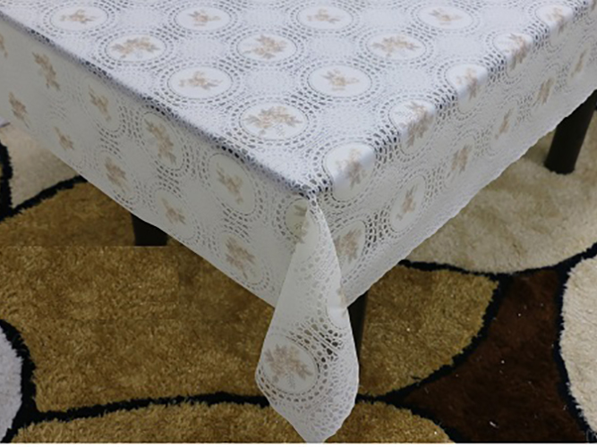 Клеенка виниловая ажурная "Lace" 3d печать 1,37x20 метров (цена за рулон)