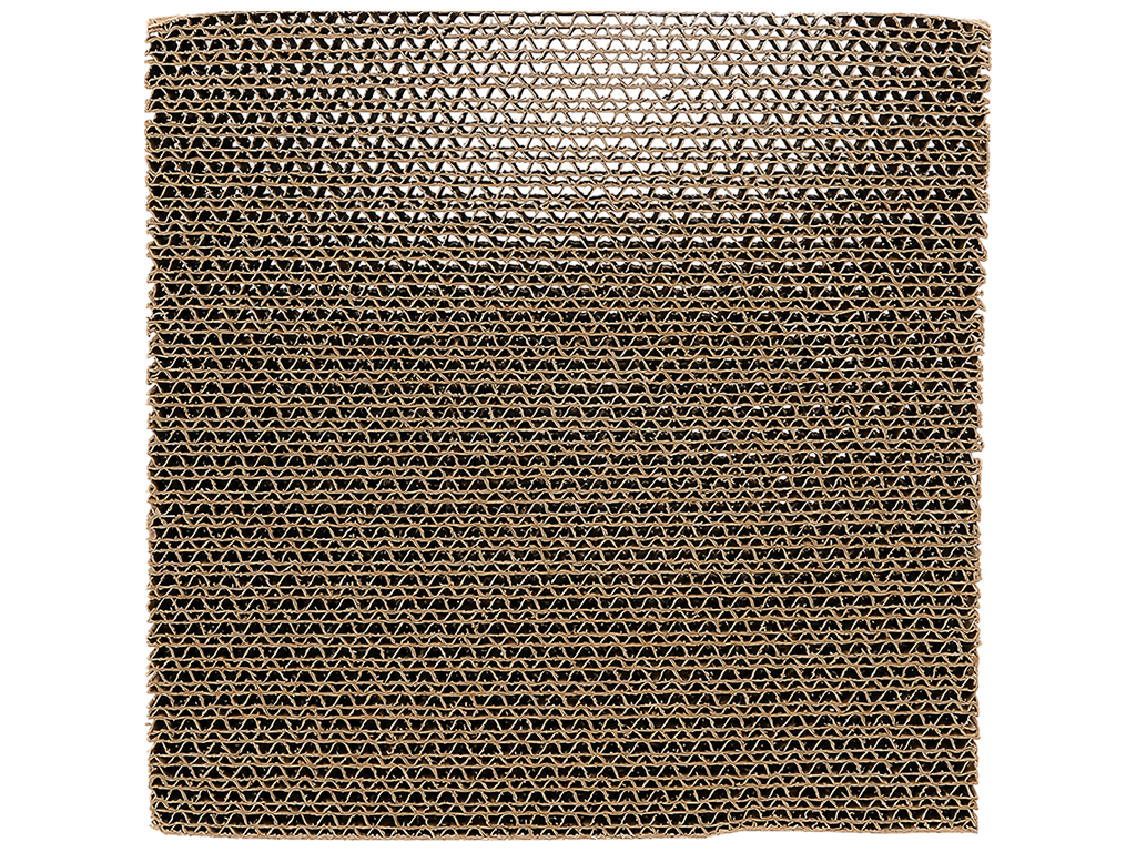 Кігтеточка для кішок картонна квадратна з котячою м'ятою, 21×21×3,5 см