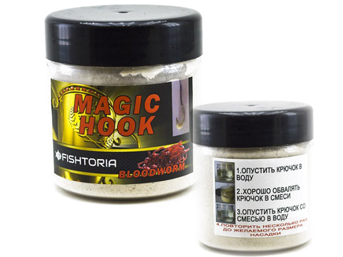 Суха наживка Fishtoria "Magic hook Мотиль" 70г