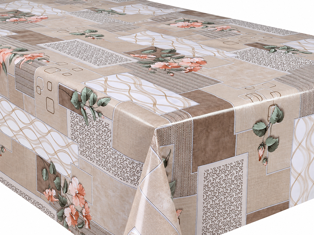 Клейонка ПВХ Glossy, 3-шарова, глянцева, на тканинній основі, 1,37×20 м (ціна за рулон)