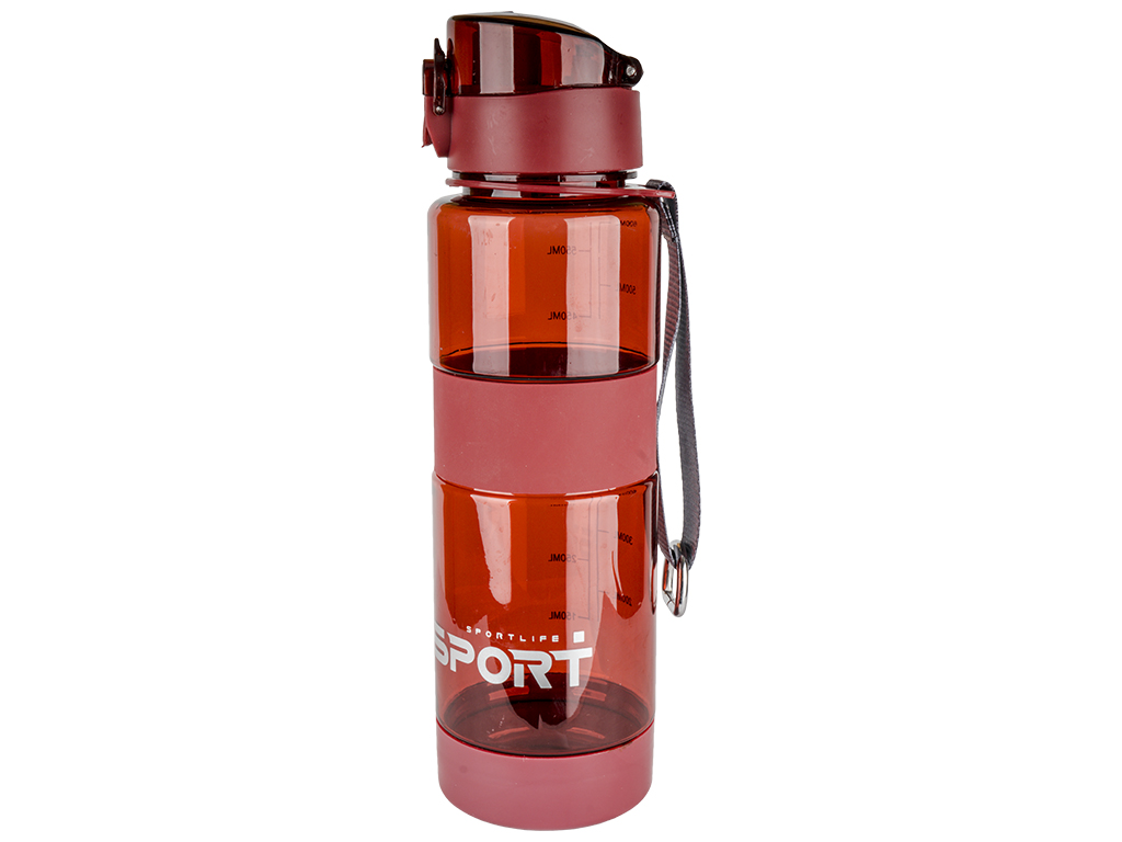 Пляшка-поїлка спортивна Sport 7,5х7х24см 600мл