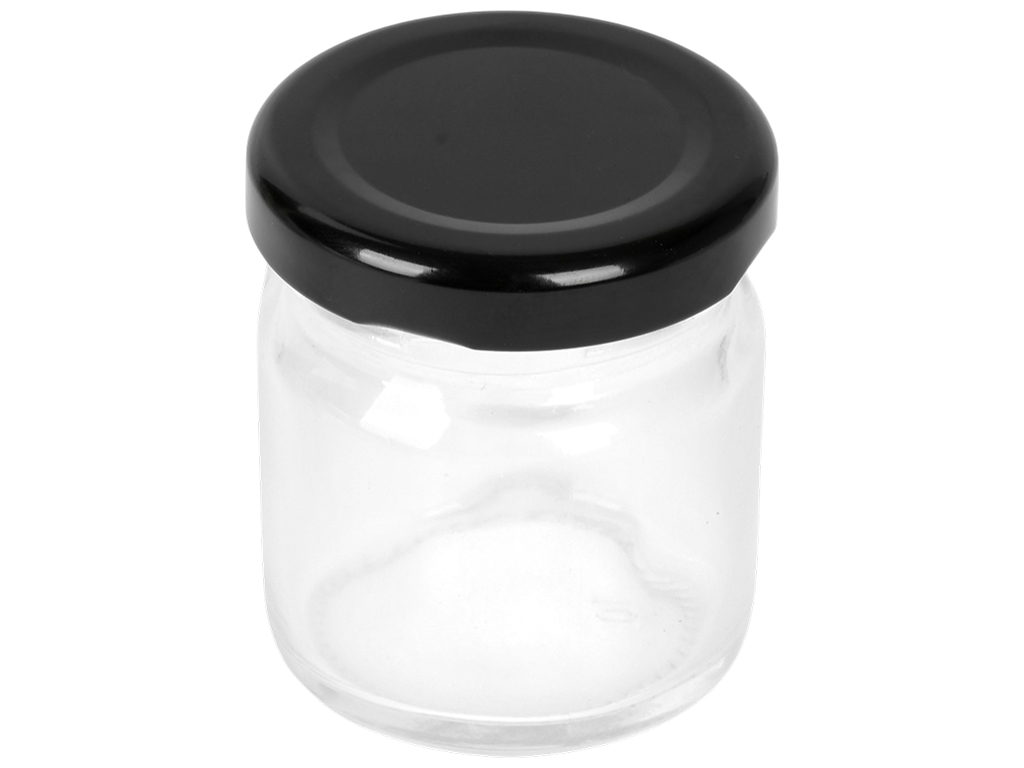 Банка для зберігання Mini Jar, скляна з металевою кришкою, 50 мл