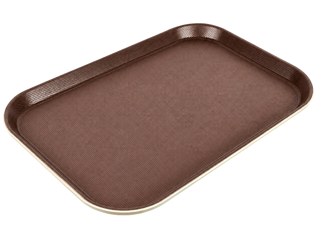 Піднос Antislip пластиковий, прямокутний, нековзна поверхня, 25,5×35,5 см