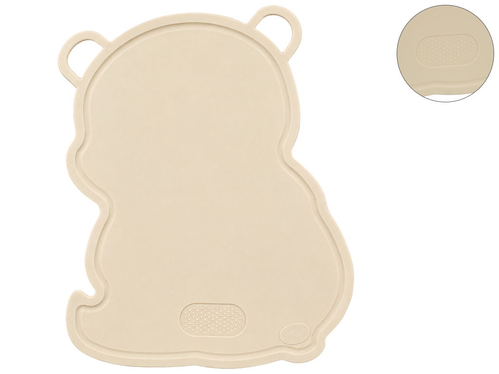 Дошка обробна пластикова Capybara з ручками та рифленою зоною, 36×26×0,6 см