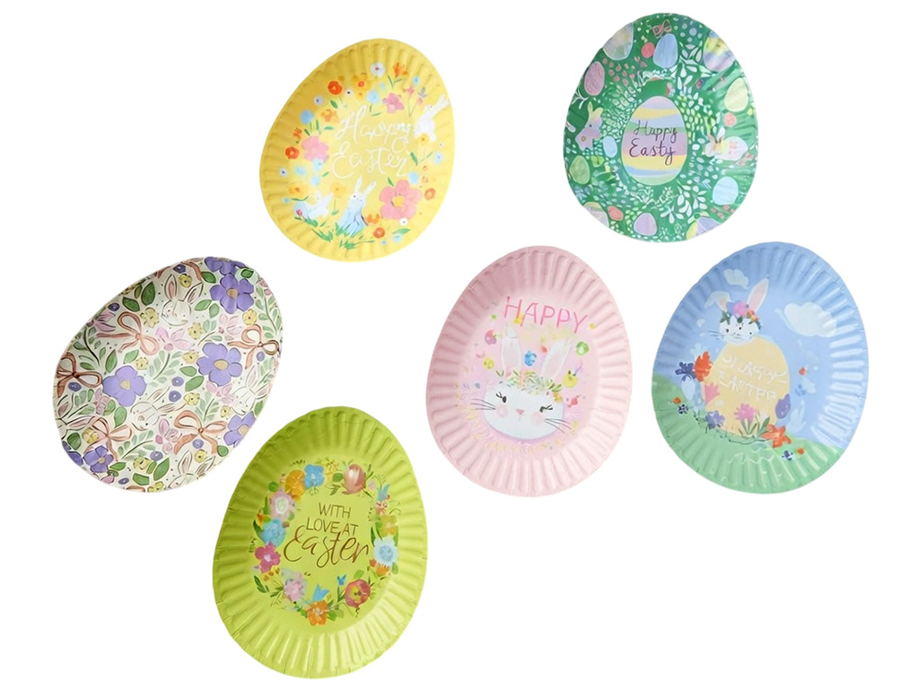 Таця великодня Easter, різні дизайни 23,5×15см (ціна за 1шт)