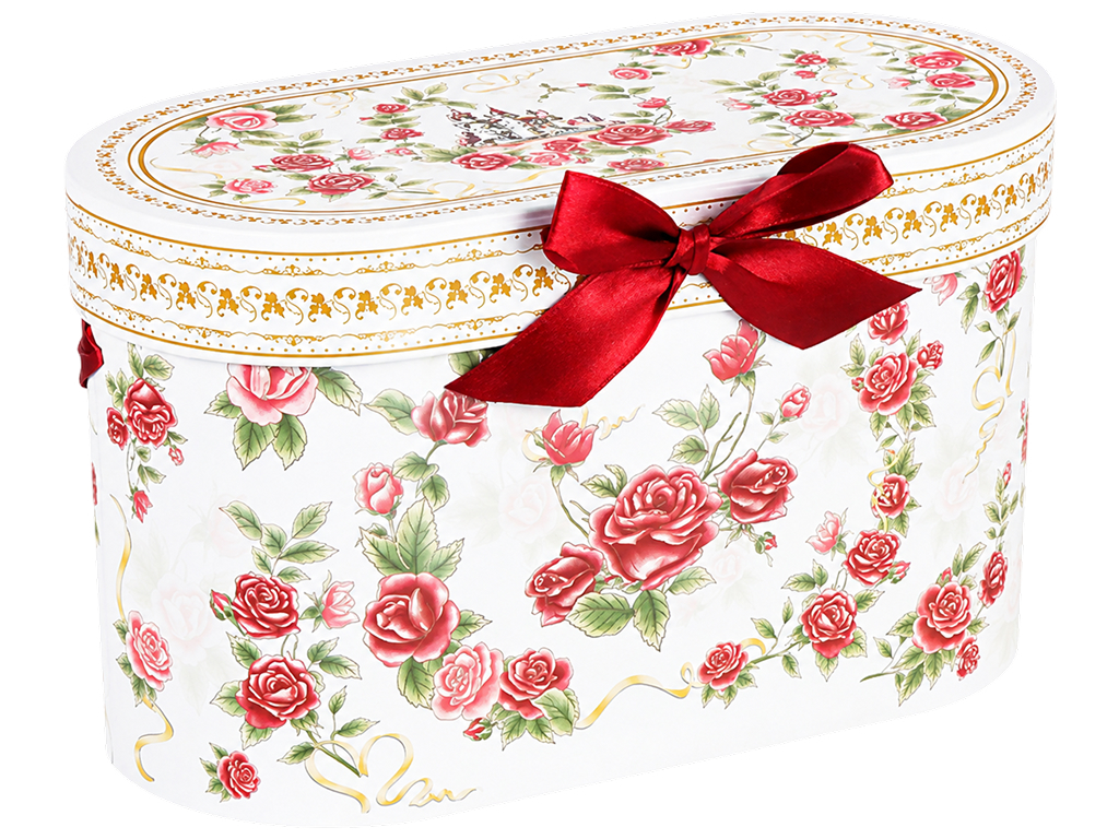 Набір чашок Royal Rose, порцелянові з квітковим декором, 300 мл, 2 шт (ціна за набір)