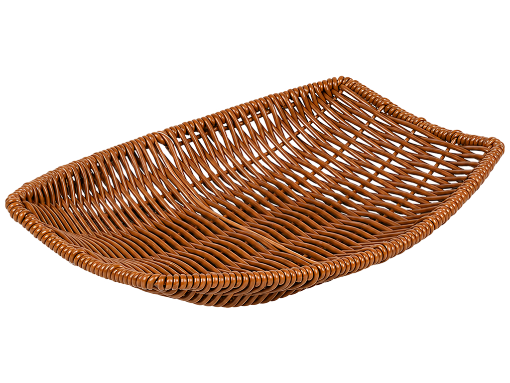 Корзина плетеная Willow Charm, полиротанг, прямоугольная форма, 25×18 см